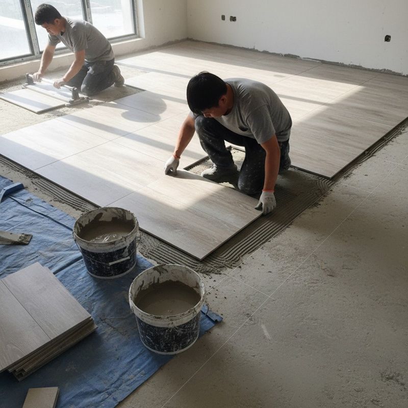 Slate Tile Floor Installation in Fredericksburg, VA