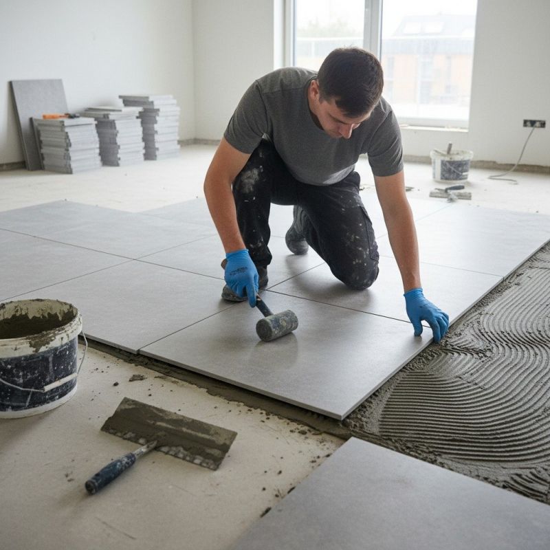 Restroom Floor Replacement in Loudoun County, VA