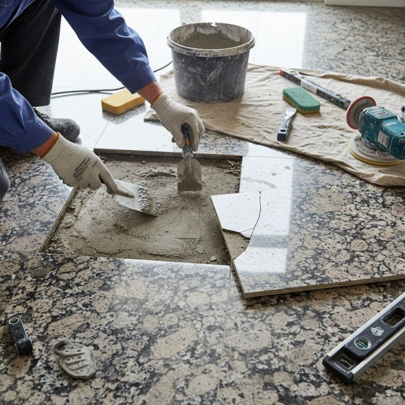 Terrazzo Tile Repair in Overland Park, KS