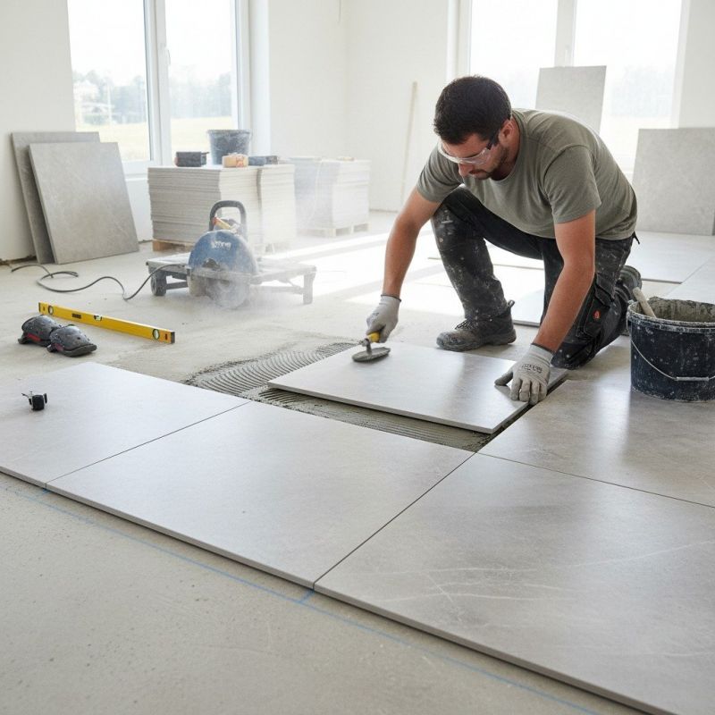 Travertine Floor Installation in Fredericksburg, VA